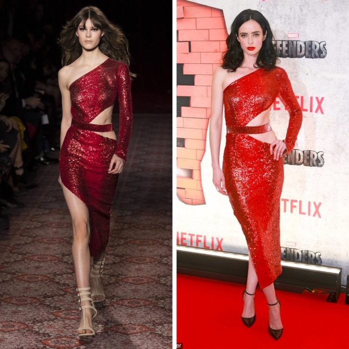 Expectativa vs realidad de cómo se ven las famosas con vestidos de diseñadores 