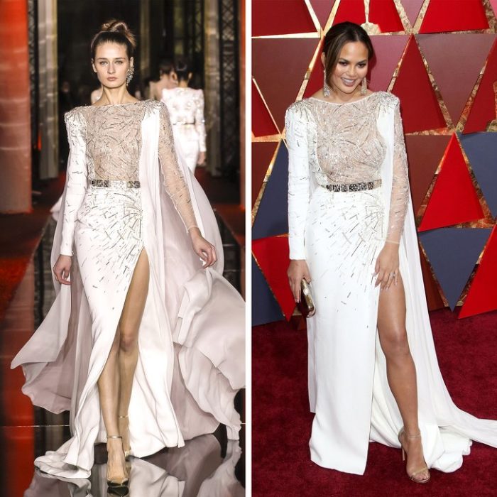 Expectativa vs realidad de cómo se ven las famosas con vestidos de diseñadores 