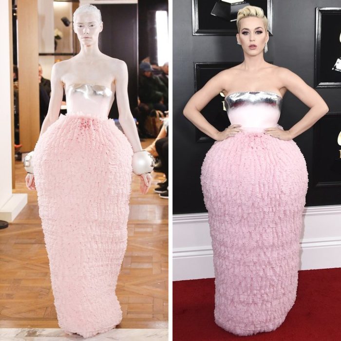 Expectativa vs realidad de cómo se ven las famosas con vestidos de diseñadores 