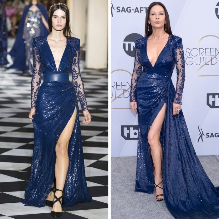 Expectativa vs realidad de cómo se ven las famosas con vestidos de diseñadores 