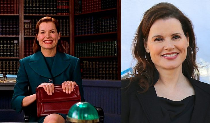 Antes y después de Geena Davis