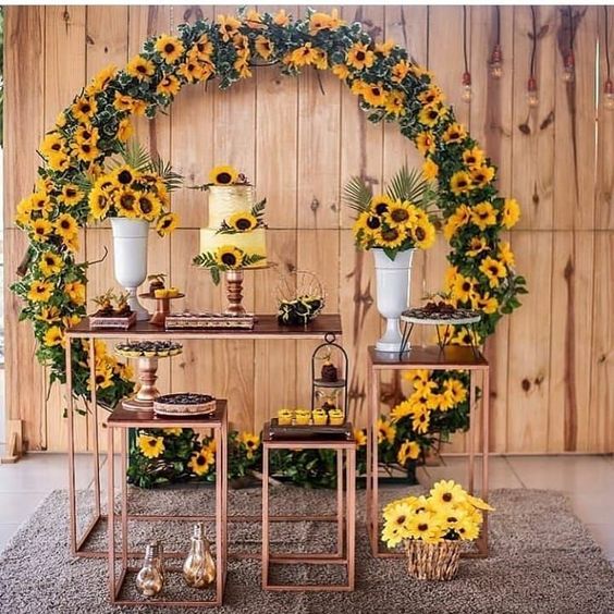 Decoración con Girasoles 7