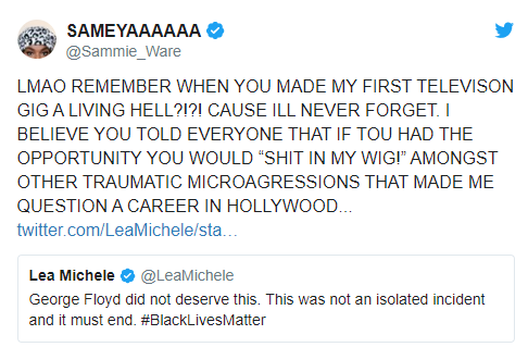 Lea Michele racista