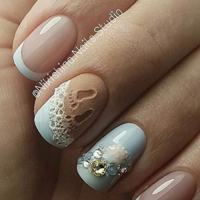 Manicura inspirada en el mar