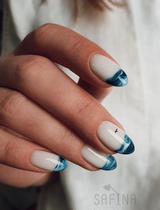 Manicura inspirada en el mar