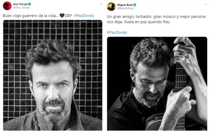 Tuits de despedida para Pau Donés vocalista de Jarabe de Palo