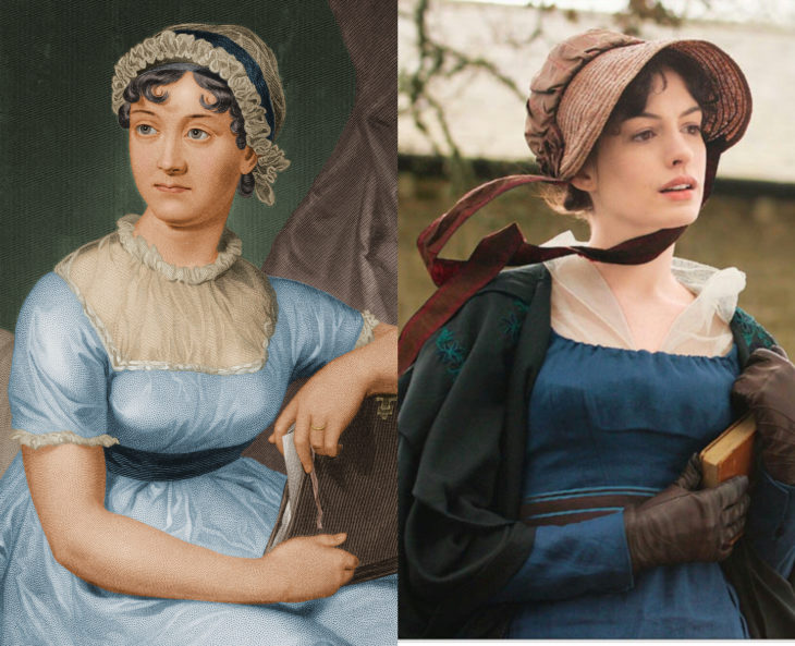 Mujeres en la historia en películas y en la vida real; Jane Austen, Anne Hathaway