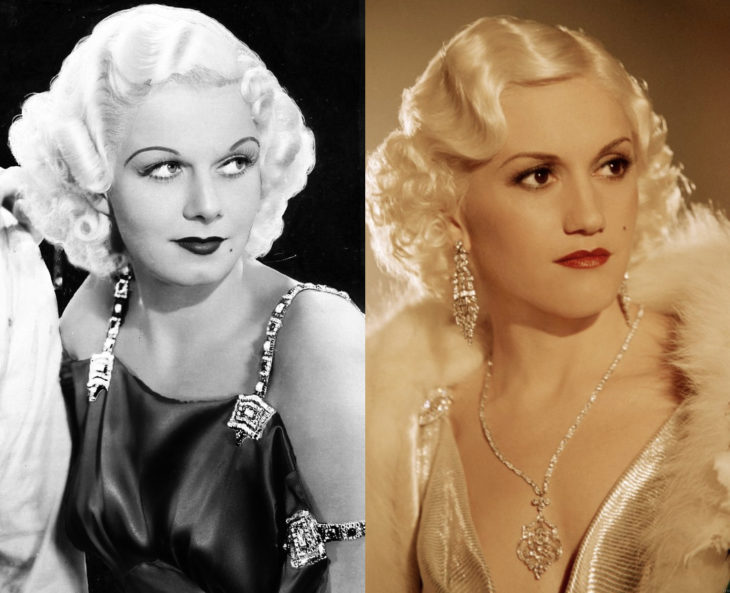 Mujeres en la historia en películas y en la vida real; Jean Harlow, Gwen Stefani