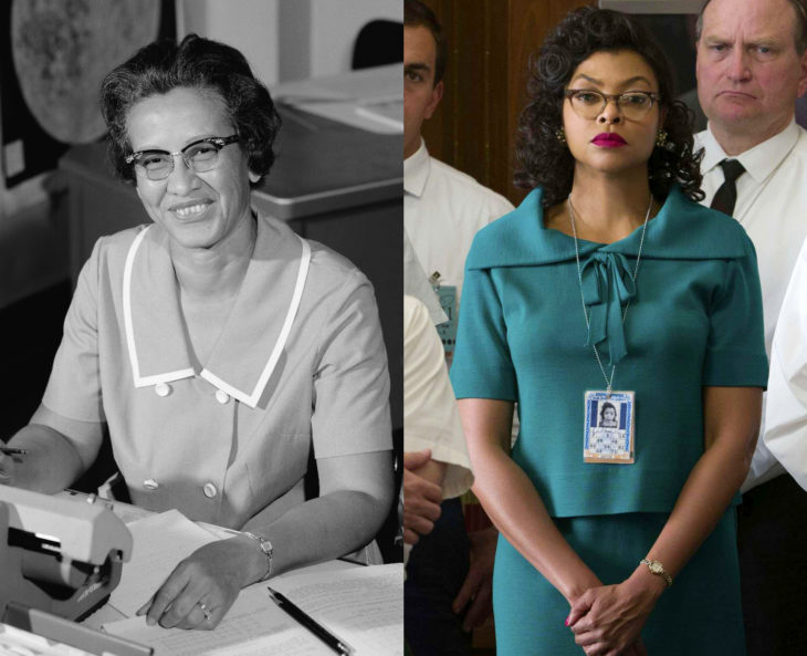 Mujeres en la historia en películas y en la vida real; Katherine Johnson, Taraji P. Henson