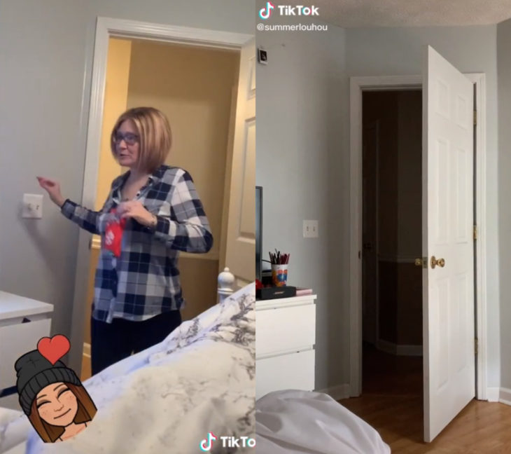 Challenge triste de TikTok; foto antes y después con ser querido que ya no está; mamá