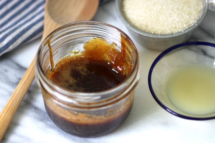 Sugaring en recipiente