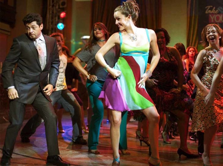 Jenna Rink bailando en una de las escenas de la película Como si tuviera 30