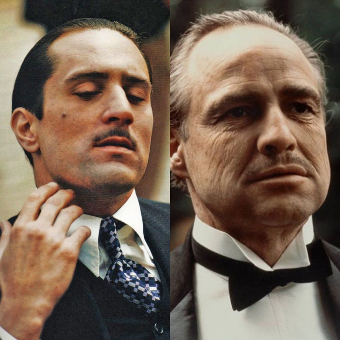 Robert De Niro interpreta la versión joven del actor Marlon Brando