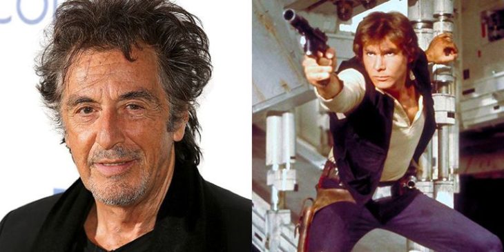 Al Pacino y Harrison Ford como Han Solo