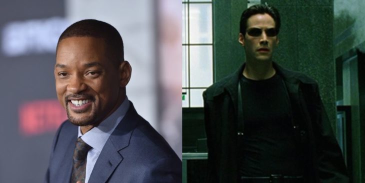 Will Smith y Keanu Reeves como Neo