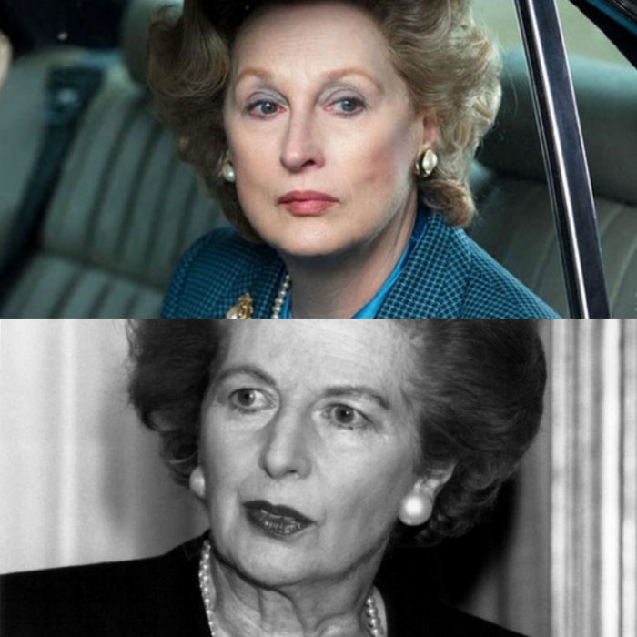 la actriz meryl streep como margaret thatcher en la dama de hierro