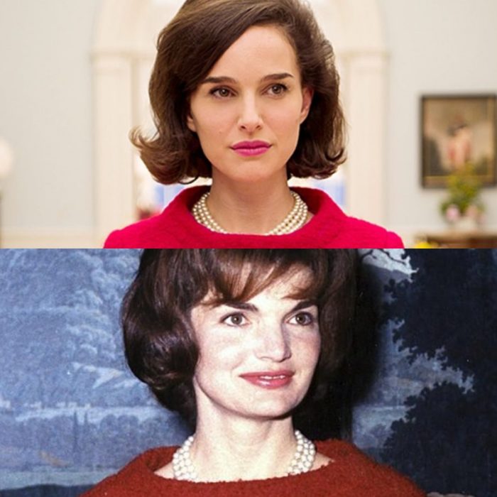 actriz natalie portman como jacqueline kennedy en la película jackie