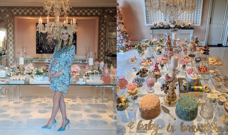 Nicky Hilton celebrando el día de su baby shower