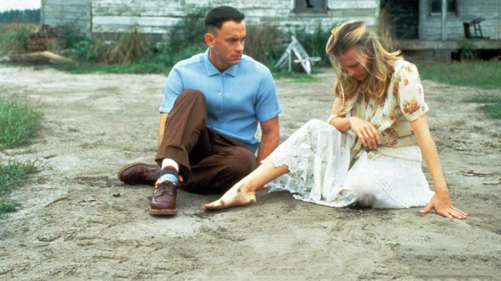 escena de forrest gump con tom hanks