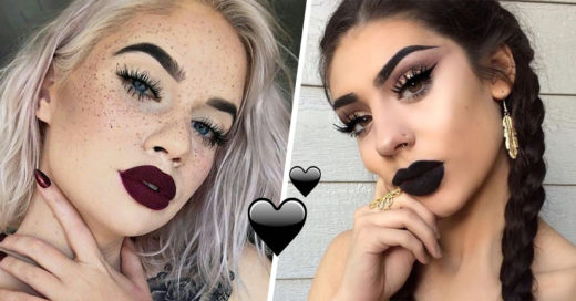 Inspiración para usar labiales oscuros y no verte "darks"