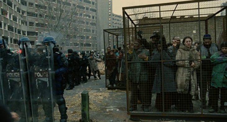 escena de los hijos del hombre, children of men