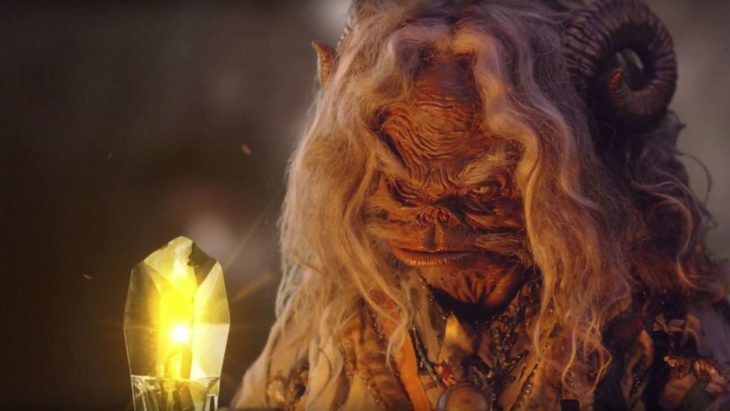 mounstro extraño de la pelicula Dark Crystal