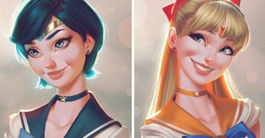 Artista brasileño ilustra a las Sailor Scouts a su estilo; ¡las necesitamos en una película!