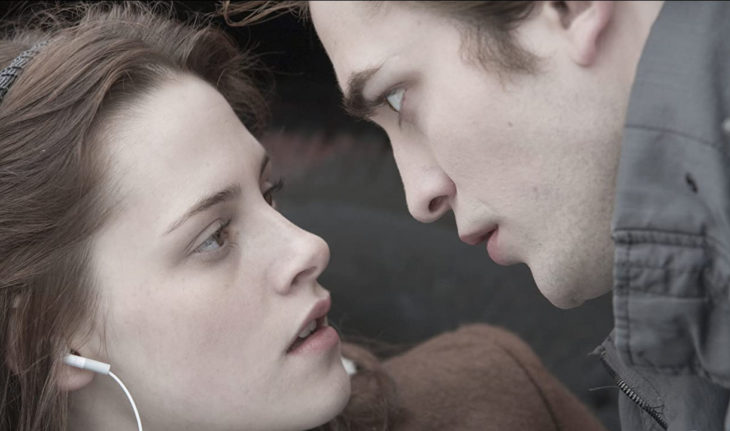 Escena de Crepúsculo en la que sale Bella y Edward