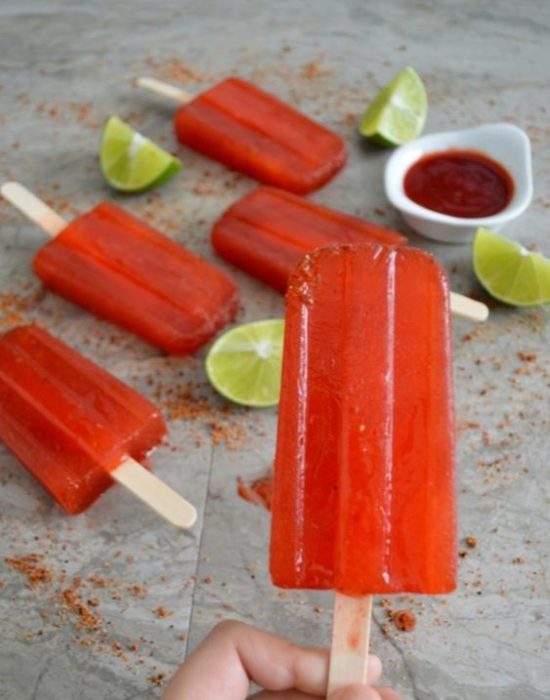 Paletas heladas de pelón pelo rico