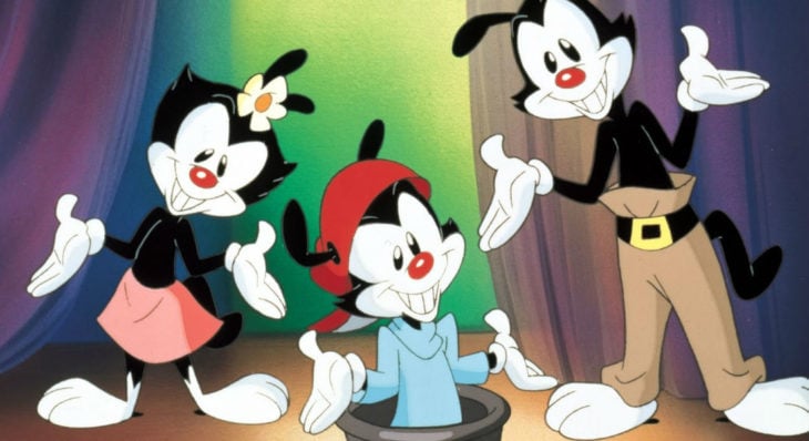 Yakko, Wakko y Dot personajes animados de la caricatura Animaniacs