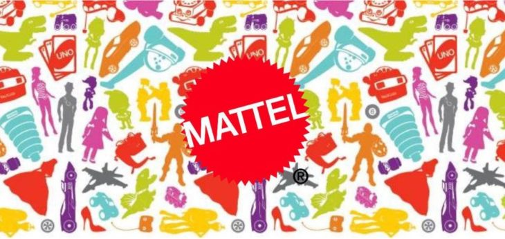 Logo de Mattel, productora de juguetes