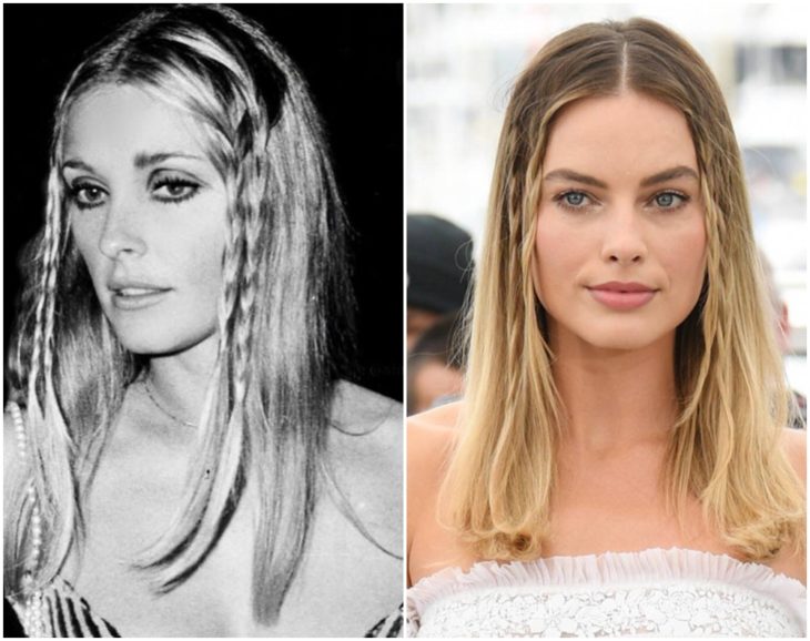 Sharon Tate y Margot Robbie