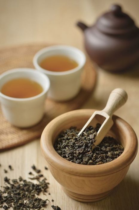 Té negro para hacer tinte casero