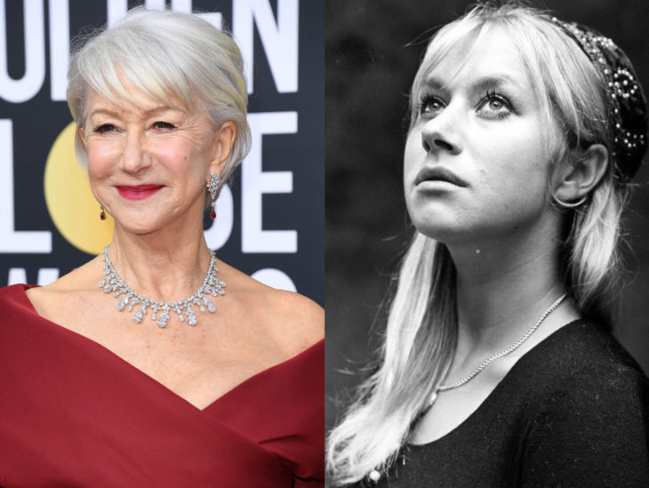 Actrices mayores ahora y antes; Helen Mirren joven