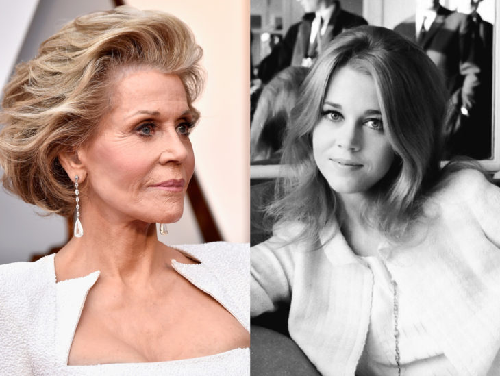 Actrices mayores ahora y antes; Jane Fonda joven