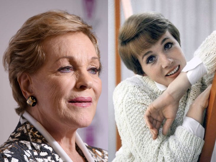 Actrices mayores ahora y antes; Julie Andrews joven