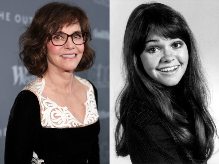 Actrices mayores ahora y antes; Sally Field joven