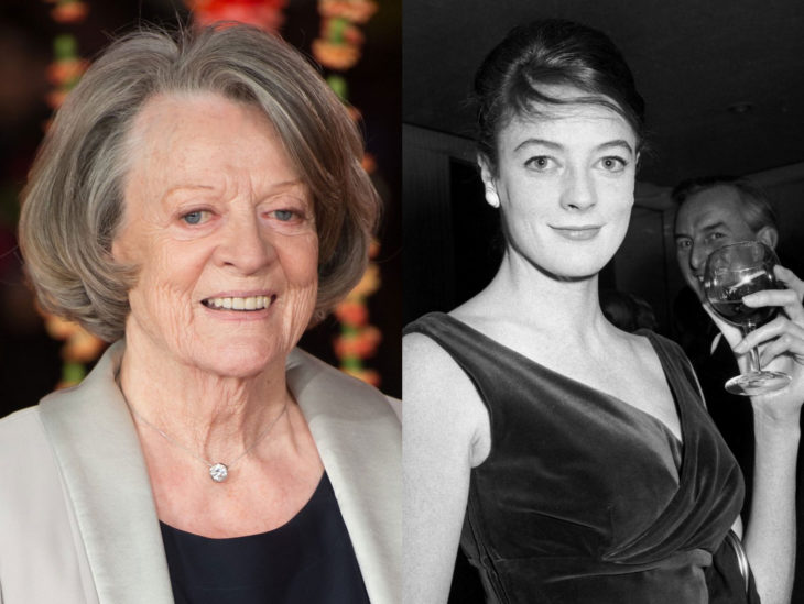 Actrices mayores ahora y antes; Maggie Smith joven