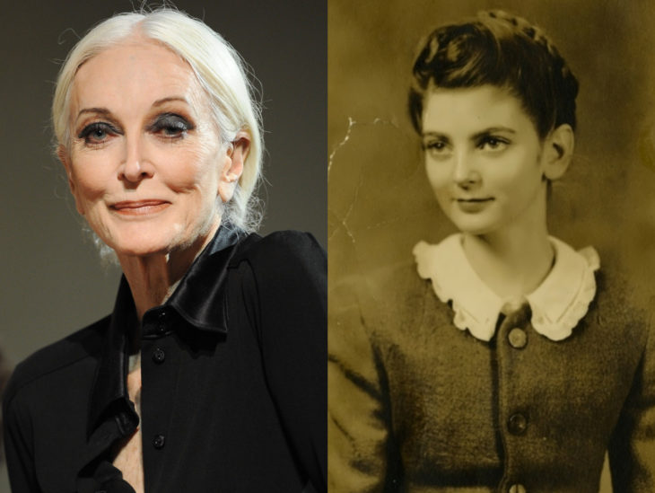 Actrices mayores ahora y antes; Carmen Dell'Orefice joven