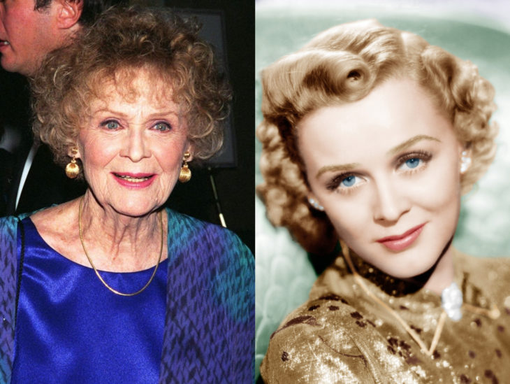 Actrices mayores ahora y antes; Gloria Stuart joven