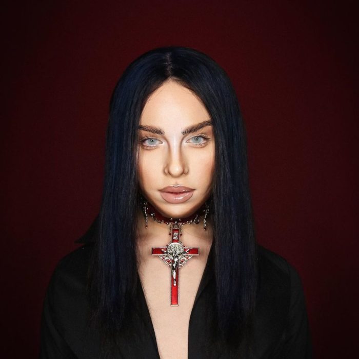 Alex Stone, maquillista, maquillado como Billie Eilish 