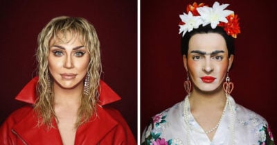 Se transforma en diversas celebridades y el resultado es impactante