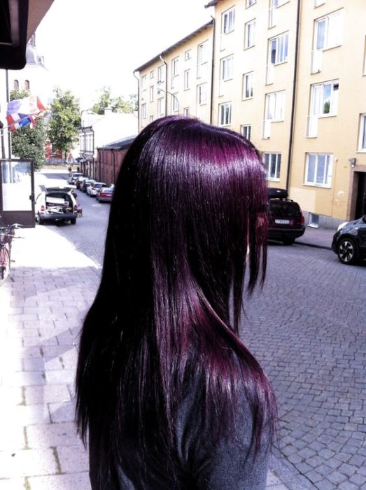 blackberry hair, tendencia para cabello oscuro