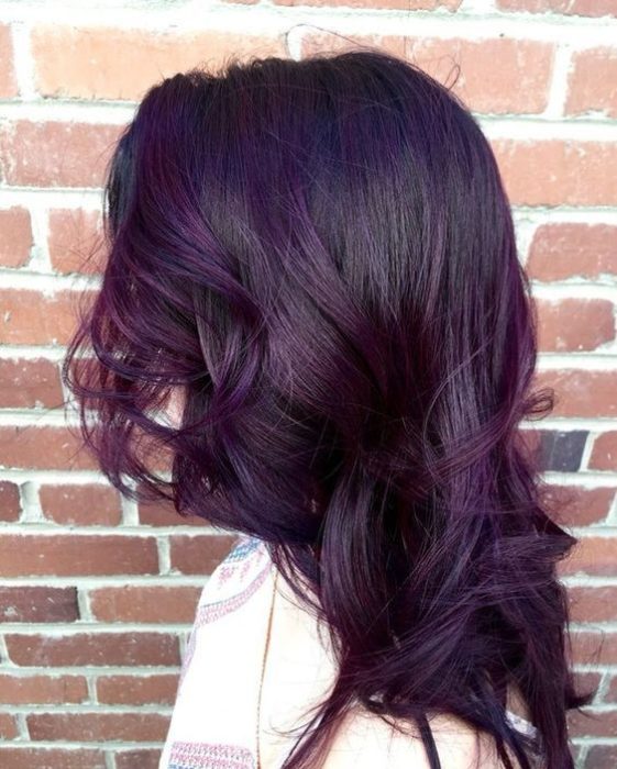 blackberry hair, tendencia para cabello oscuro