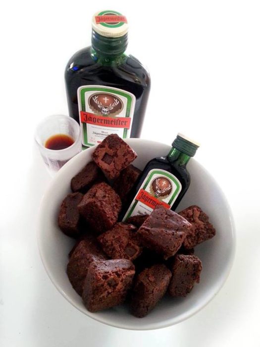 Brownies de Jägermeister