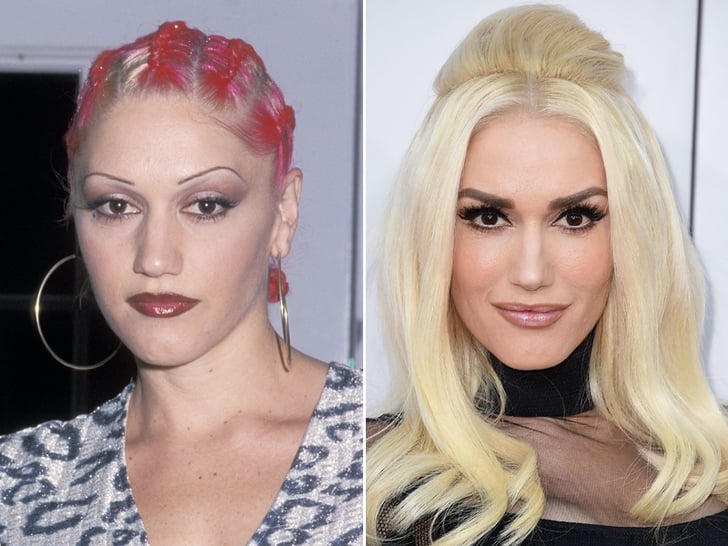 Gwen Stefani cejas antes y después