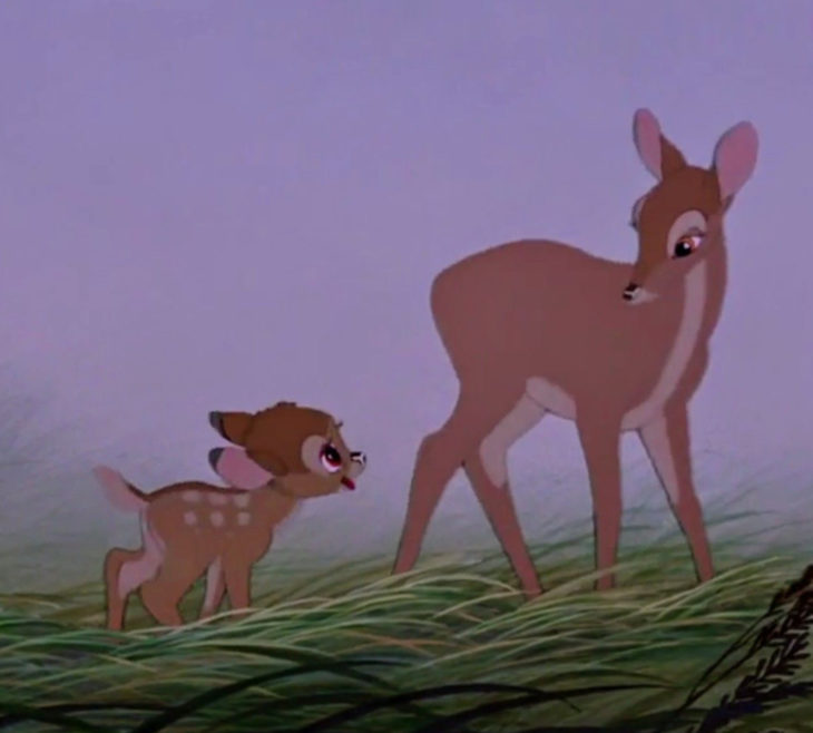 Escenas tristes de películas Disney; Bambi y su mamá