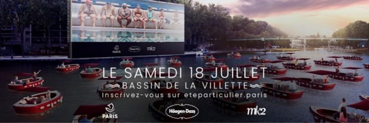 Información sobre Paris Plages y el cine en el lago