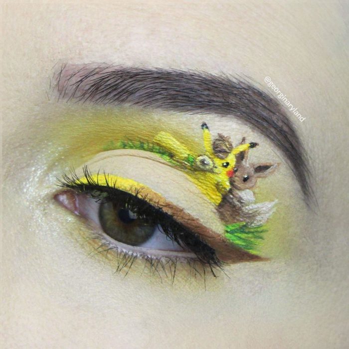 Maquillajes de fantasía en los ojos que parecen obras de arte