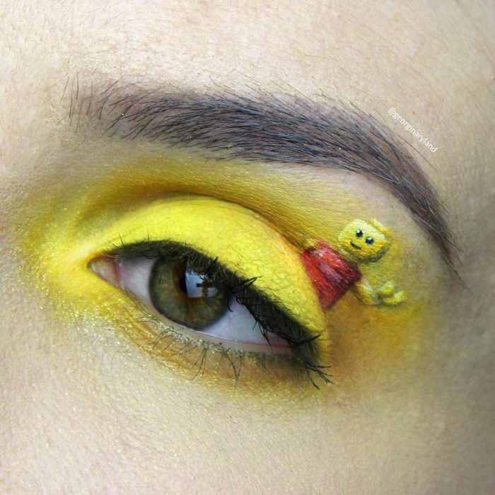 Maquillajes de fantasía en los ojos que parecen obras de arte